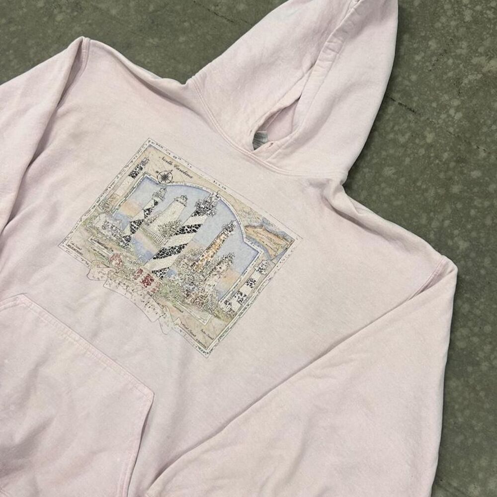 Vintage North Carolina Lighthouse Hoodie
